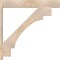 Ekena Millwork Merced Block Smooth Outlooker, Douglas Fir, 7 1/2"W x 46"D x 46"H OUT08X46X46MRC05SDF - alternate 2